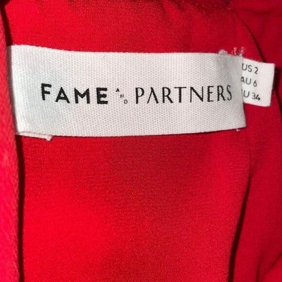 Free People Womens Size 2 Kayla Tiered Gown By Fame and Partners - Picture 12 of 12